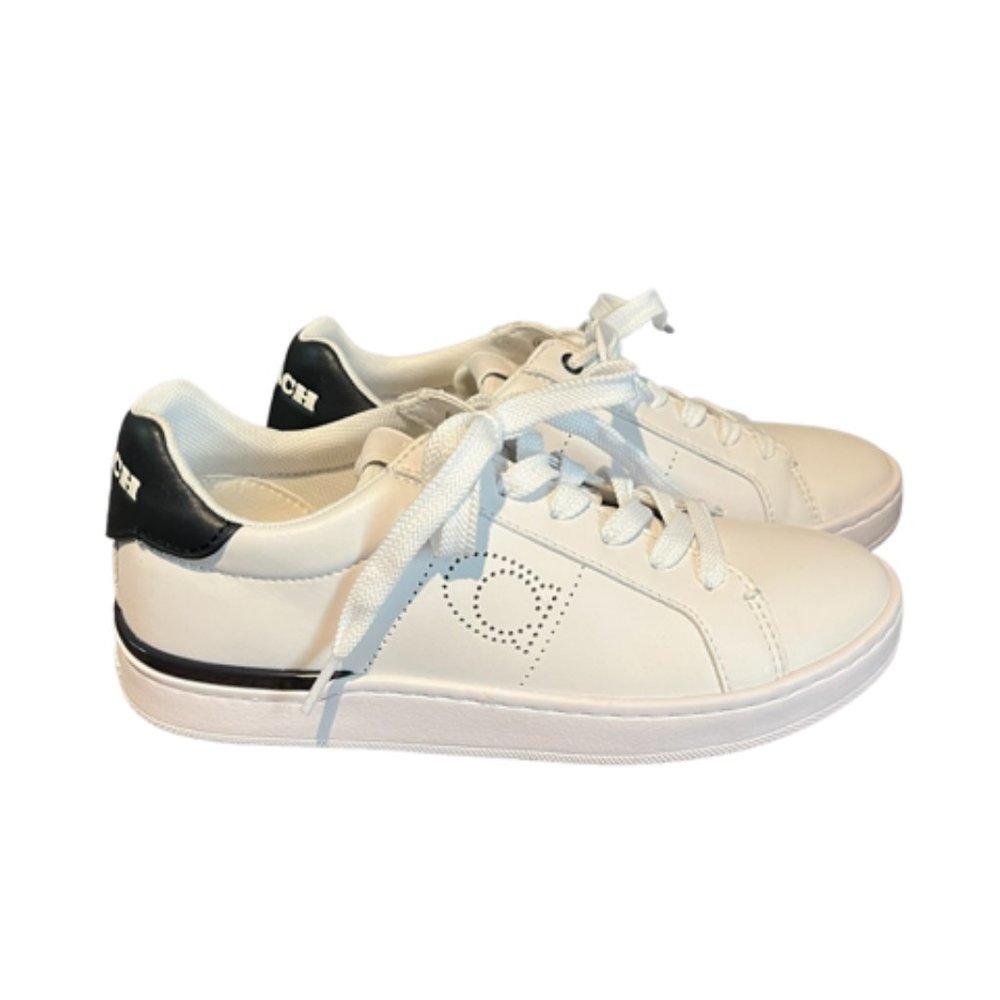 Coach Low line leather cupsole trainers